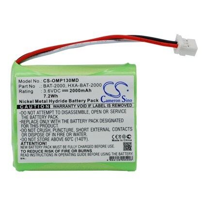 Batteri til medicinsk udstyr til OMRON HBP-1300, HBP-1300 blodtryksmåler, HBP-1320