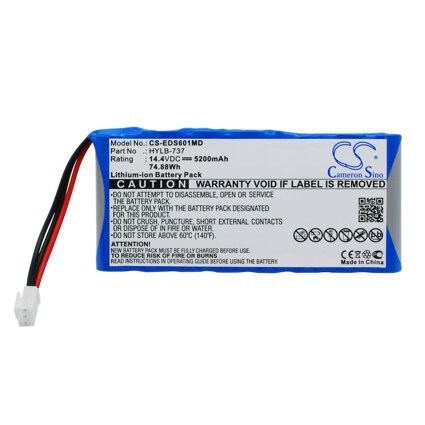 Batteri til medicinsk til Burdick SE-1200 Express ECG