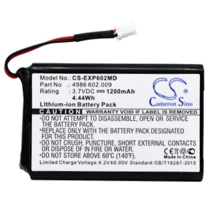 Batteri til medicinsk brug til Eppendorf Stream, Xstream, Repeater E3 osv.