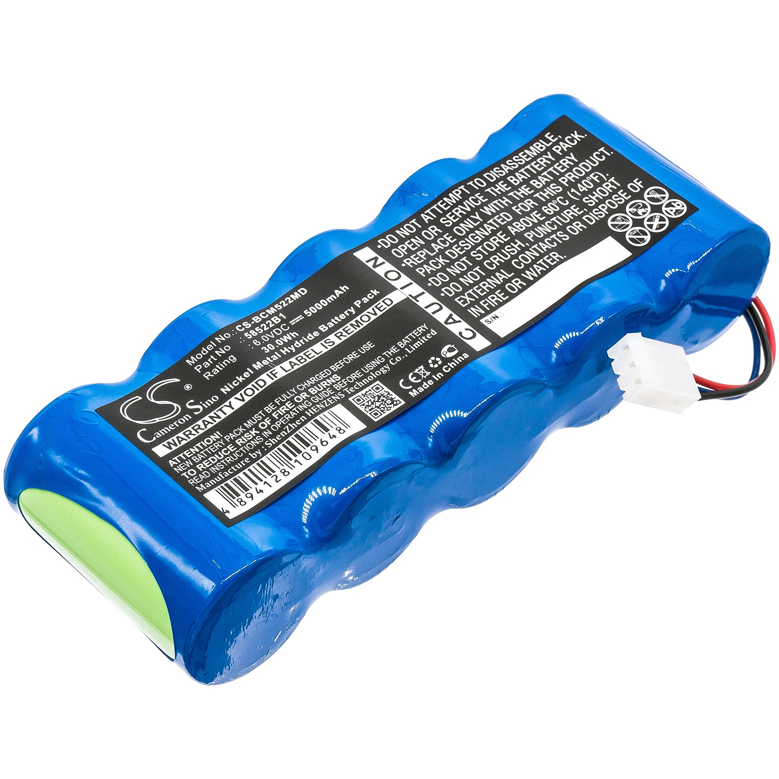 Batteri til medicinsk udstyr til BCI Capnocheck plus, Sleeo CO2 Monitor osv.
