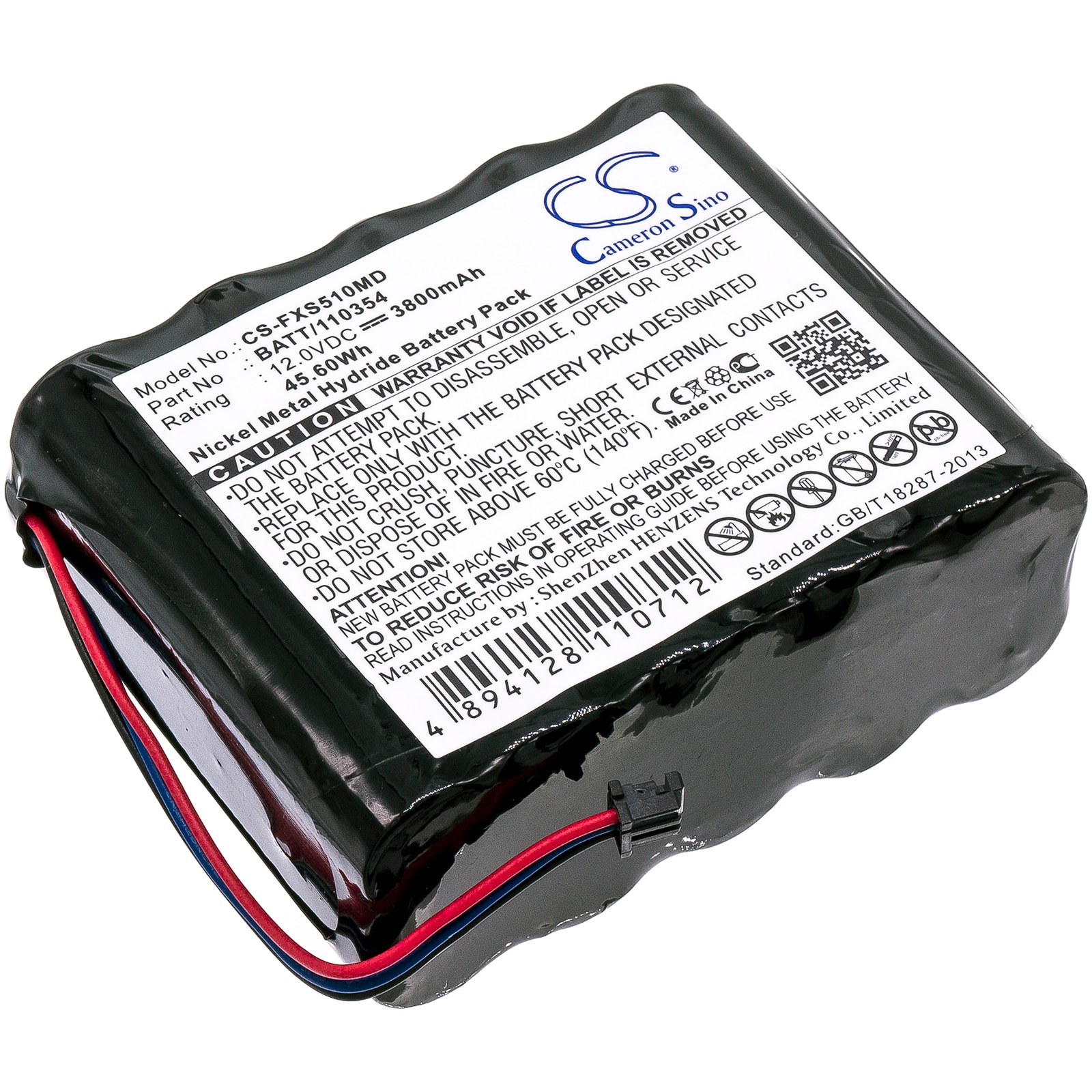 Medicinsk batteri til Fukuda Monitor DS5100, Denshi 5100 Monitor