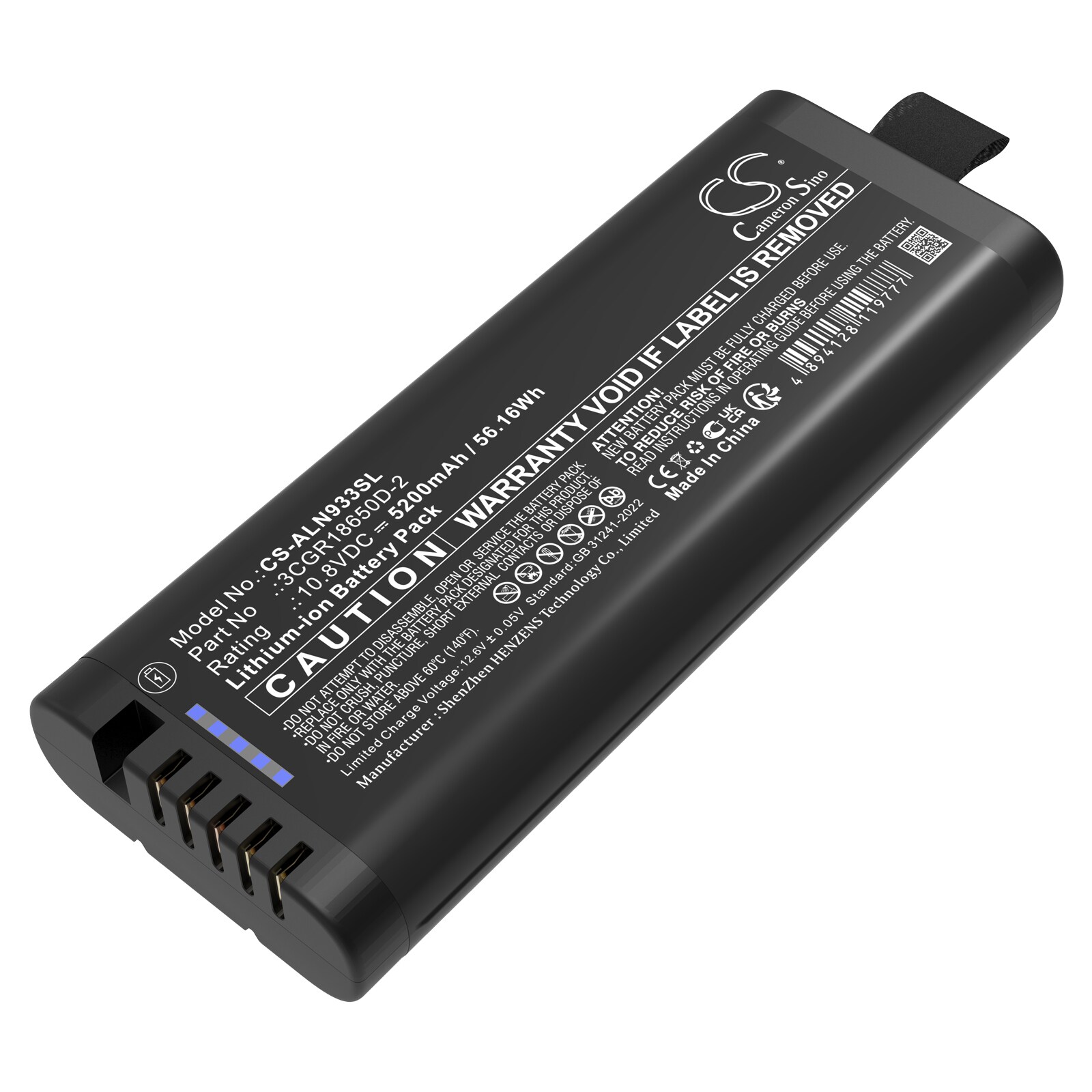 Batteri til medicinsk brug til Agilent N9340B, N9330A, N9330 og andre.