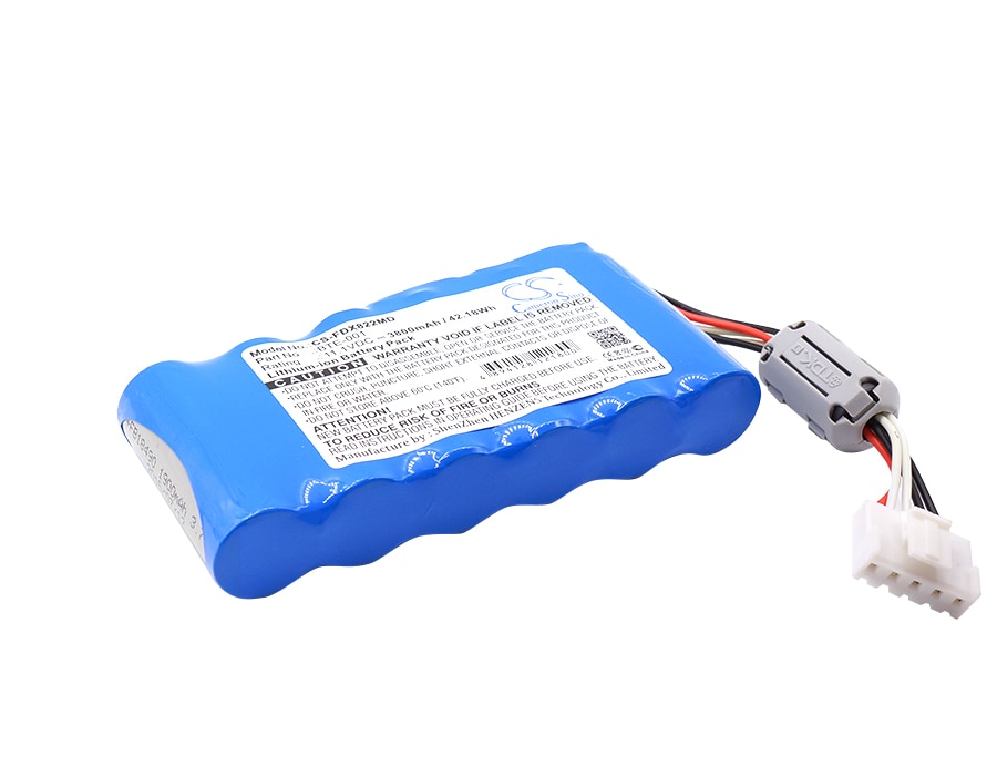 Batteri til medicinsk udstyr til Fukuda Cardimax FX-8222, FX-8222, FX-8322 osv.