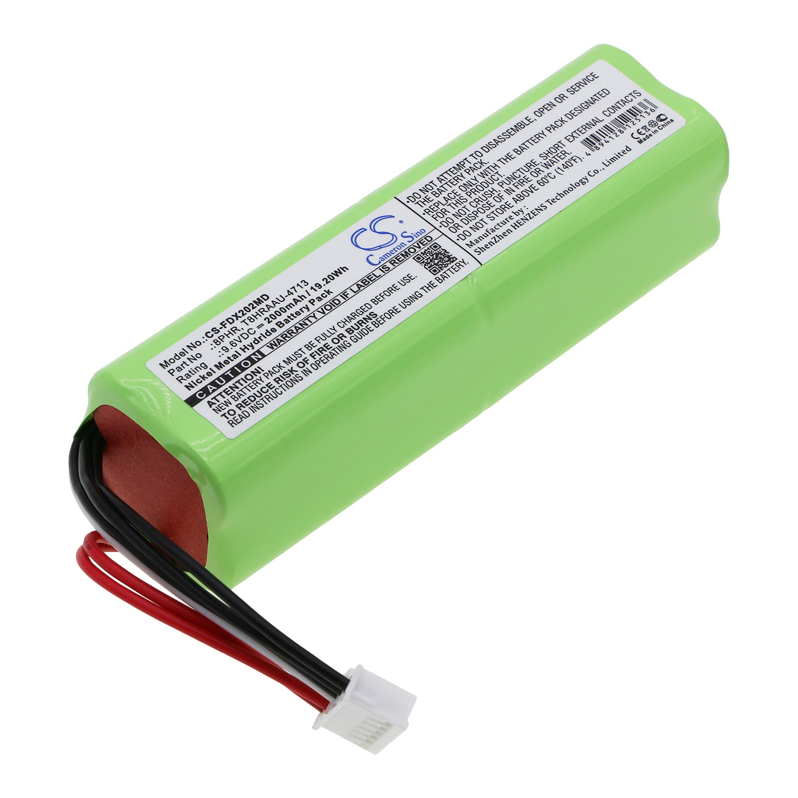 Batteri til medicinsk brug til Fukuda ECG FX-2201, ECG FX-7202, ECG FX-7201 og andre.
