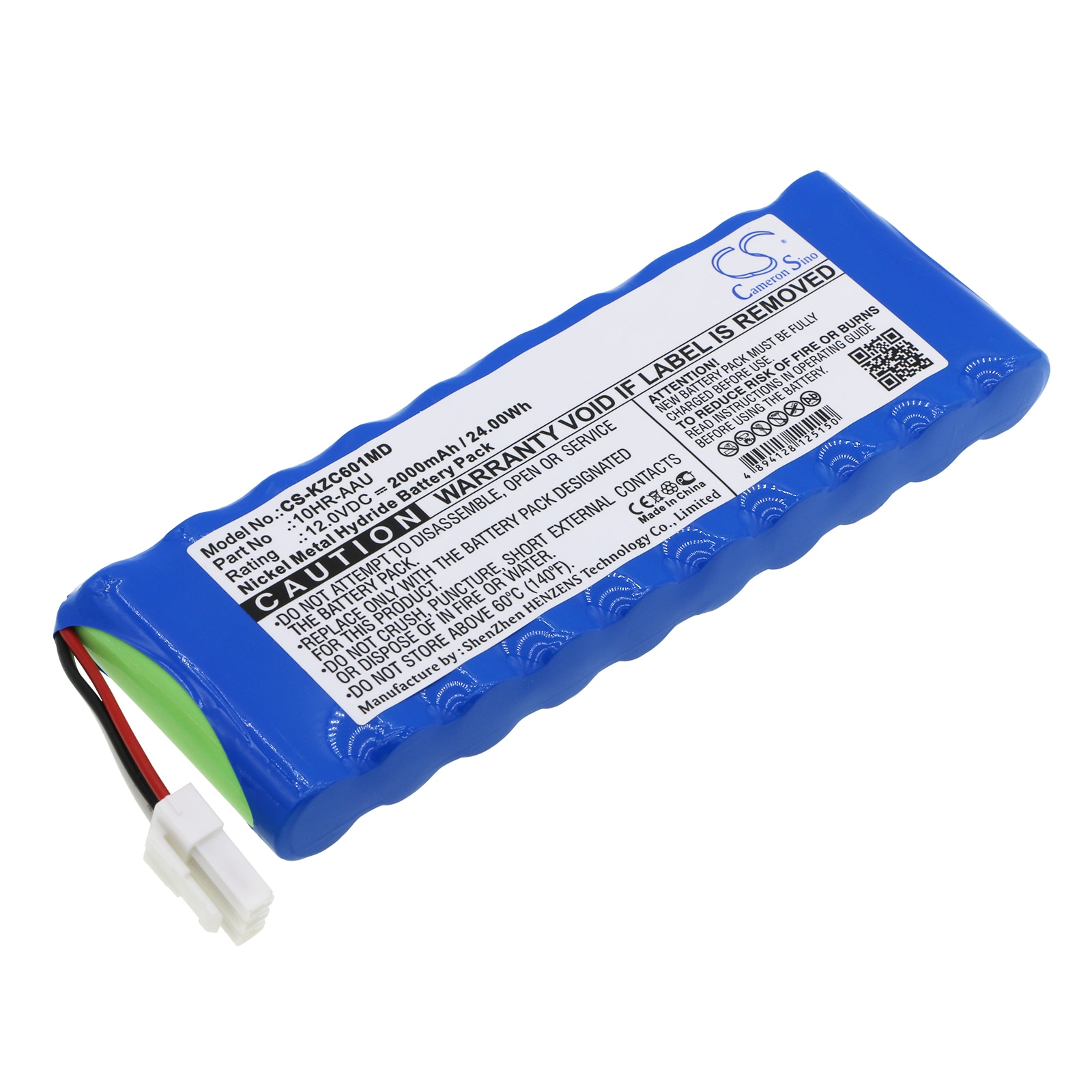 Batteri til medicinsk udstyr til Suzuken Kenz ECG 305, Kenz ECG-305