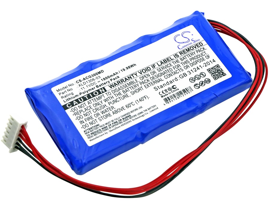 Batteri til medicinsk udstyr til EDANINS ECG-3B, BPM-E305