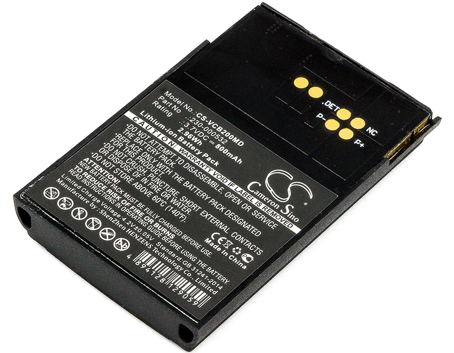 Batteri til medicinsk udstyr til Vocera Communications Badge B1000