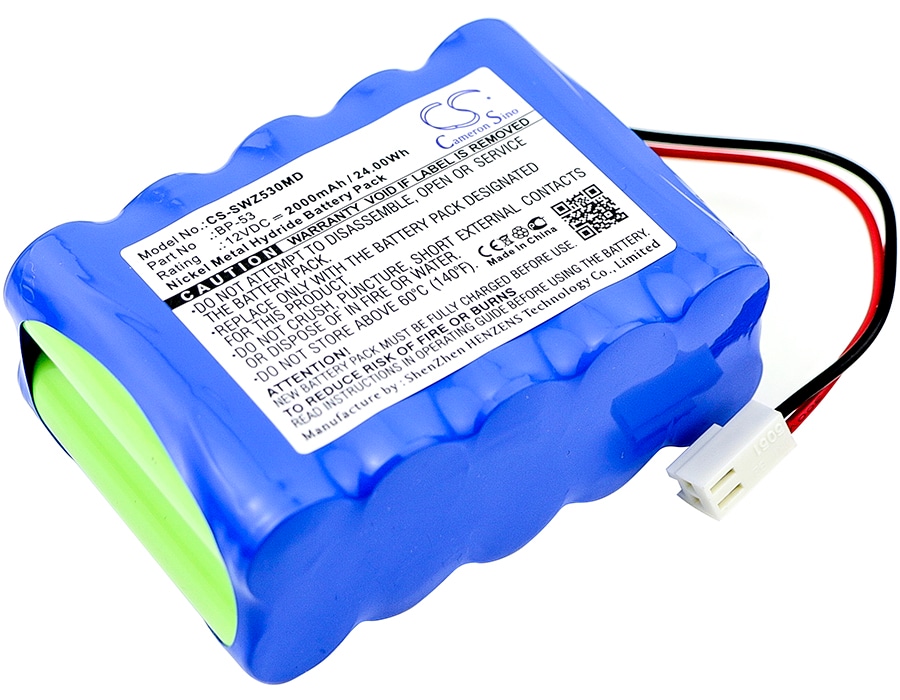 Batteri til medicinsk udstyr til Smiths Corporation TOP-5300, TOP Infusion Pumps 2200 og andre.