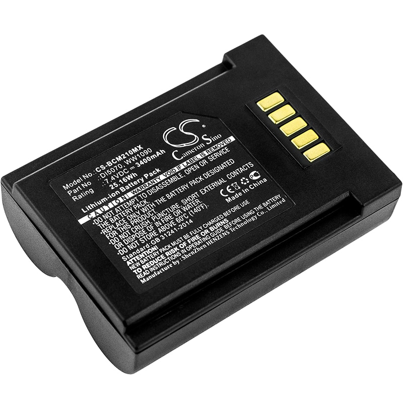 Batteri til medicinsk brug til BCI SpectrO2 pulsoximetre, SpectrO2 10, SpectrO2 20 og andre.