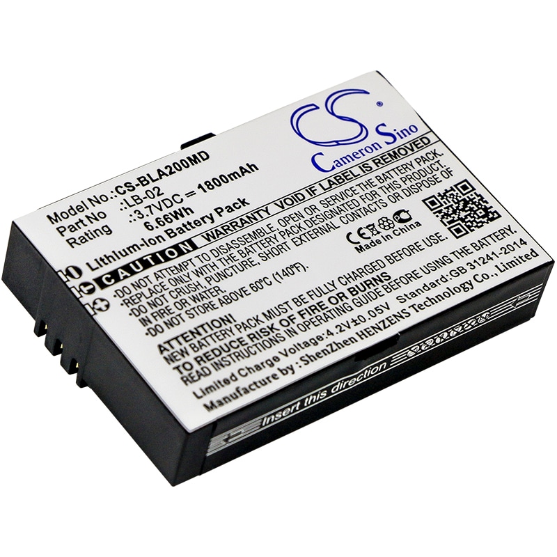 Batteri til medicinsk brug til BIOLIGHT A2, A3, A4 osv.