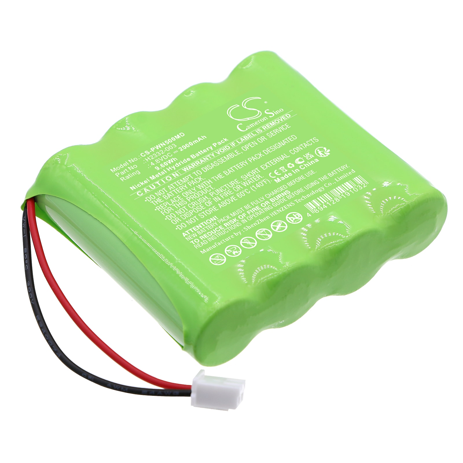 Batteri til medicinsk udstyr til ADE PWN5