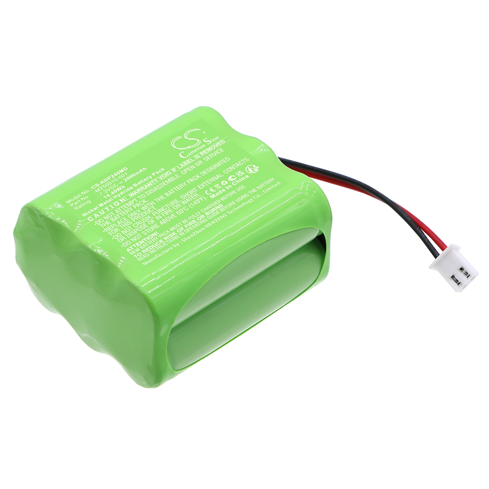 Batteri til medicinsk udstyr til ADE DP2400, DP2300, MS-2510