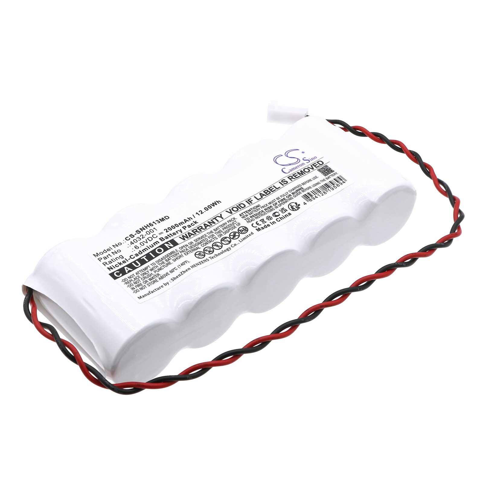 Medicinsk batteri til BCI Microspan 1040 pulsoximeter