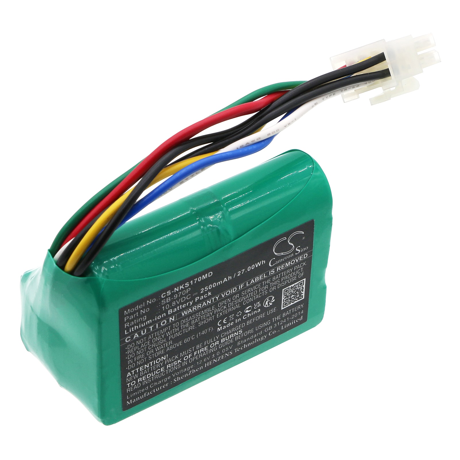 Batteri til medicinsk udstyr til Nihon Kohden CU-172, CSM-1701 monitor, CSM-1702 monitor