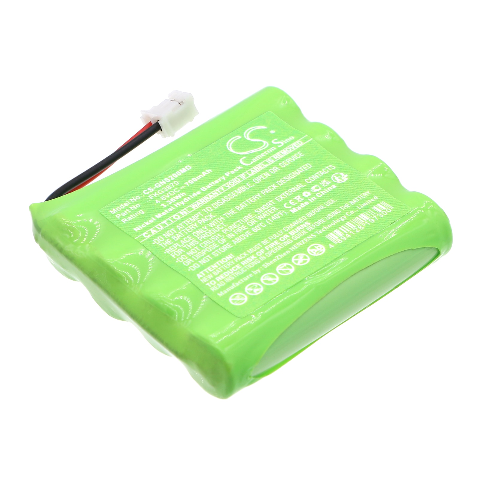 Batteri til Medical til Globus Elite SII, Genesy S2, Duo Tens osv.