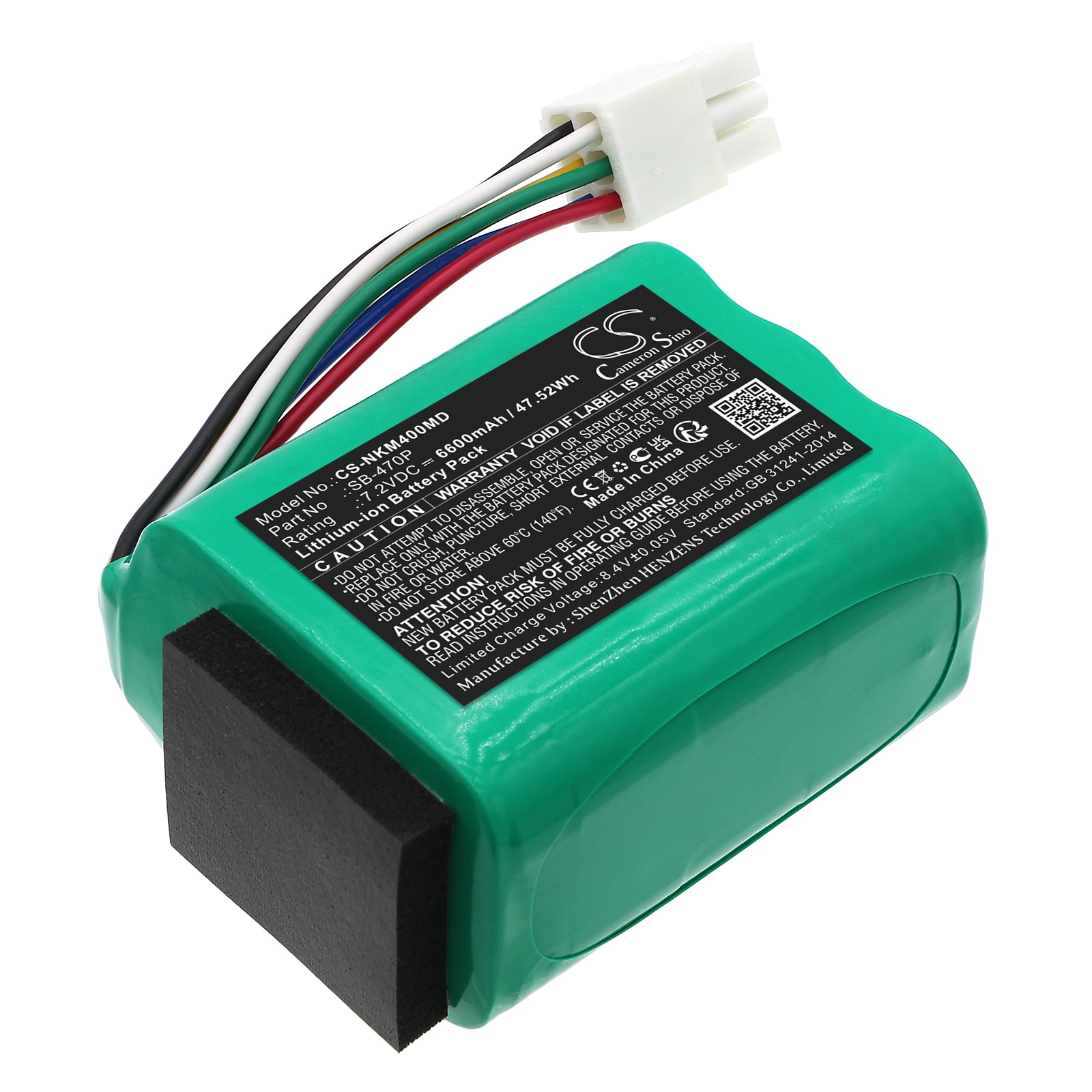 Batteri til medicinsk brug til Nihon Kohden PVM-4000, PVM-4761