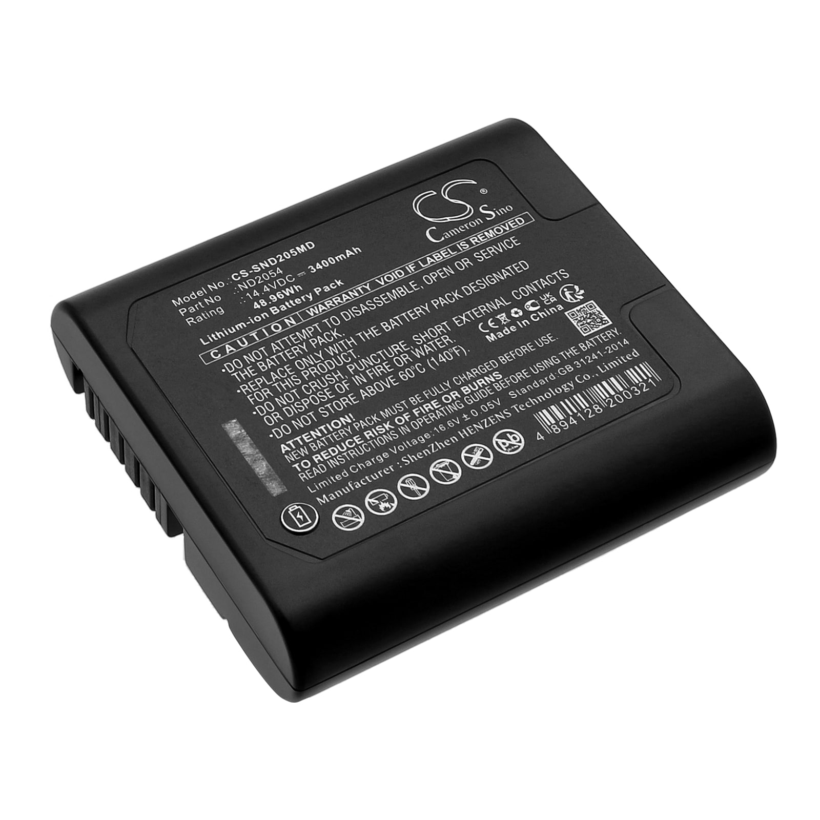 Batteri til medicinsk udstyr til PPC Z1