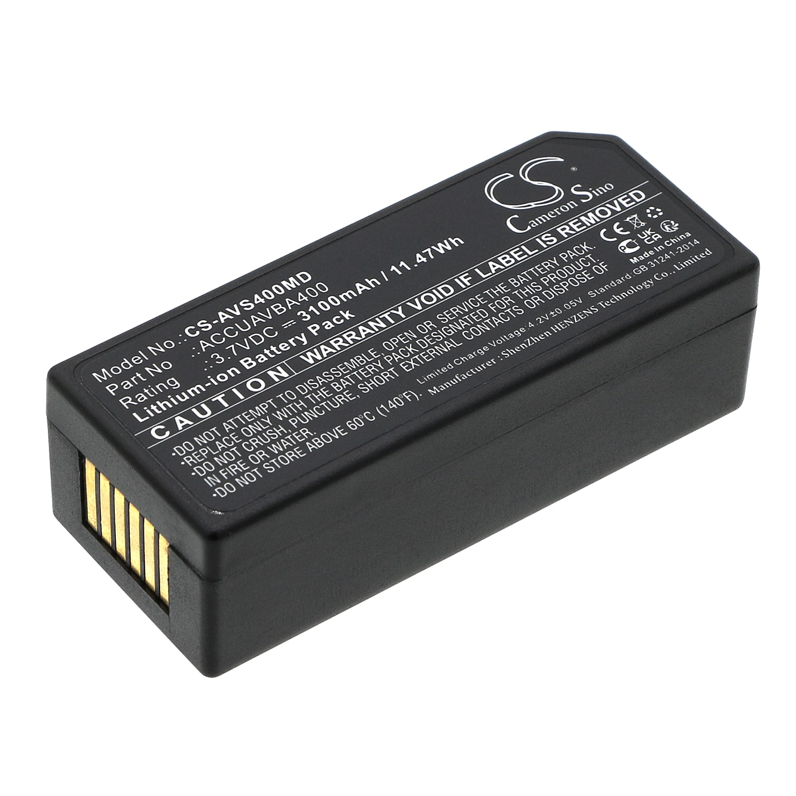 Batteri til medicinsk til Viasys Healthcare Veins Accuvein AV400 ANAM Illuminator