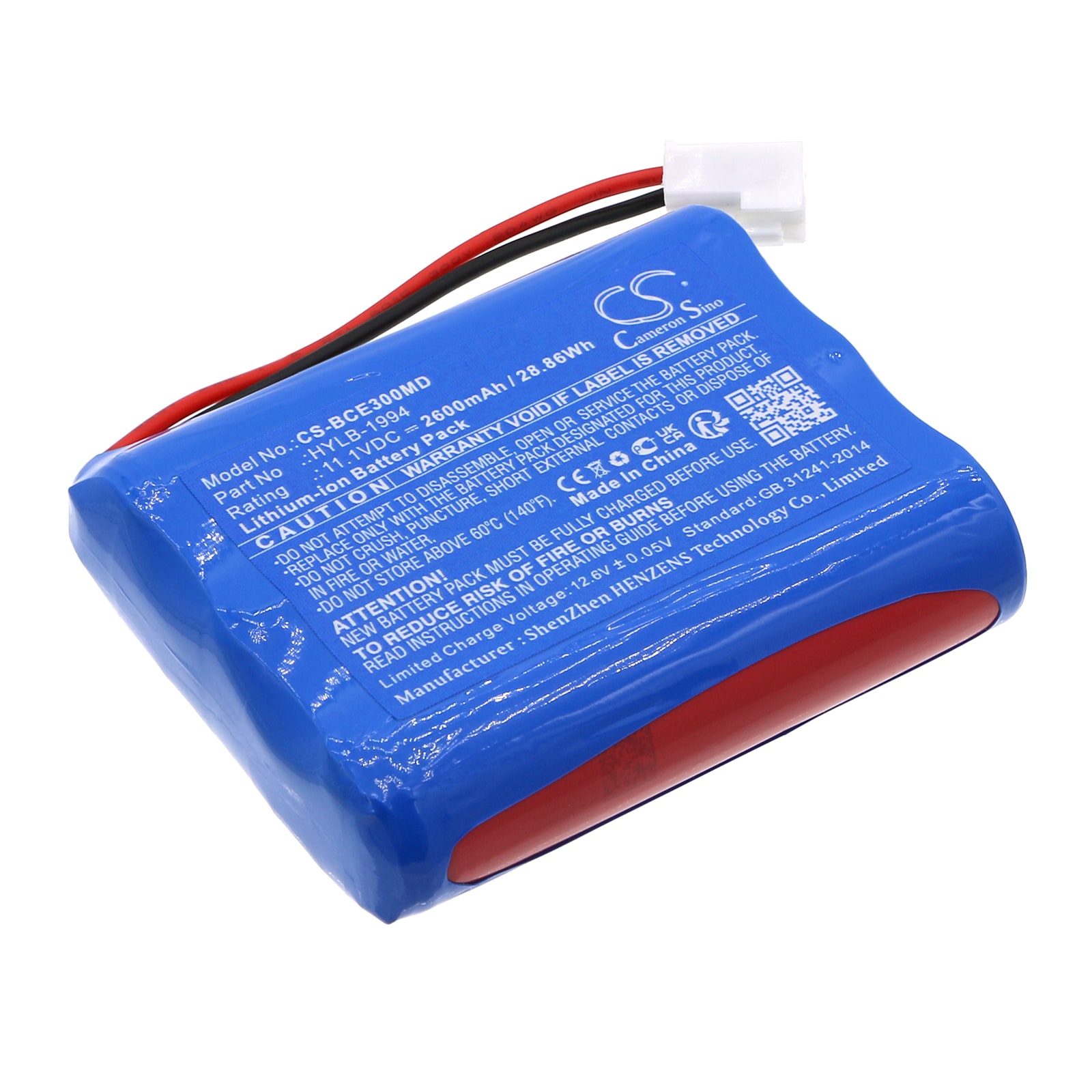 Batteri til Medical for Biocare iE3000, iE101