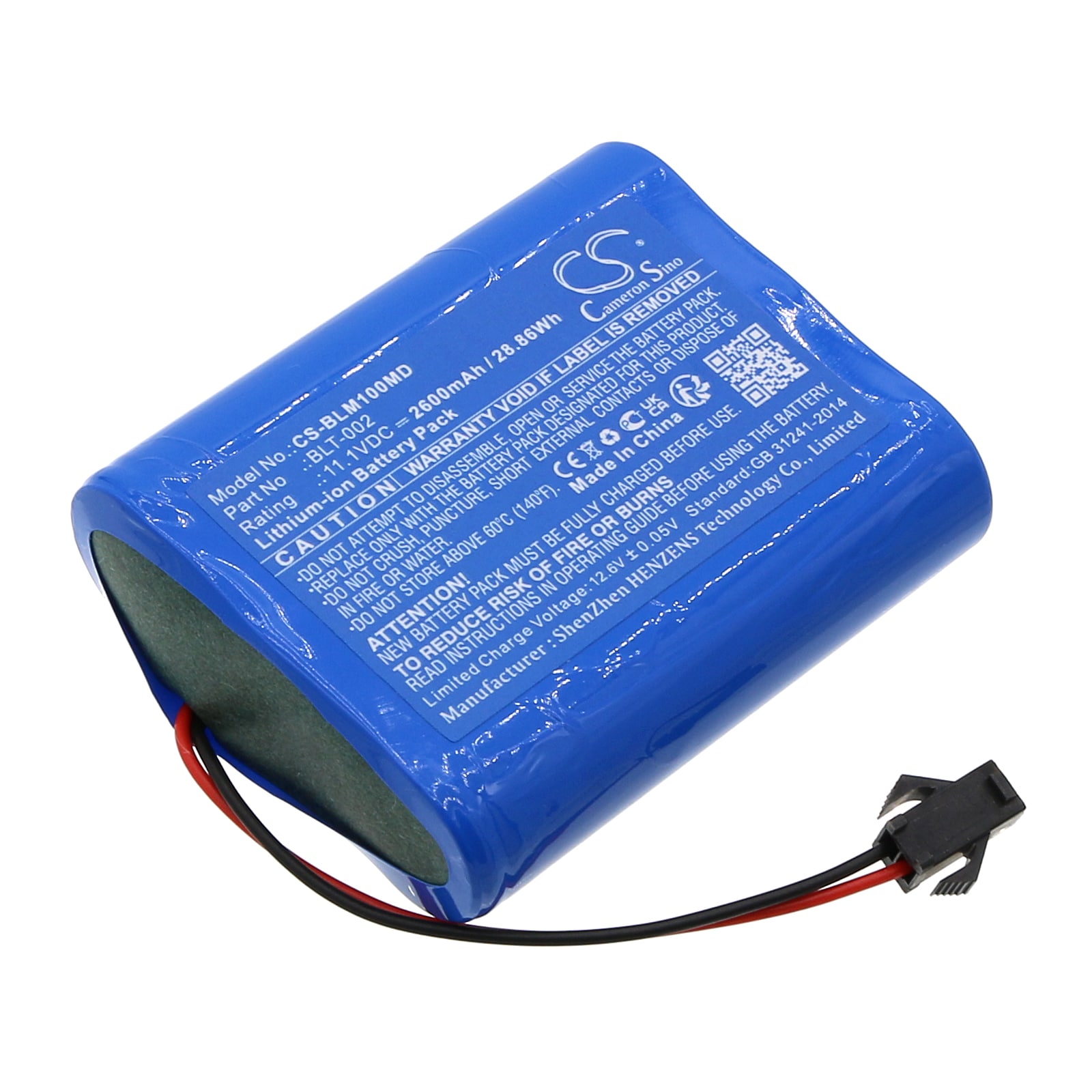 Batteri til medicinsk brug til Biolight BLT M1000