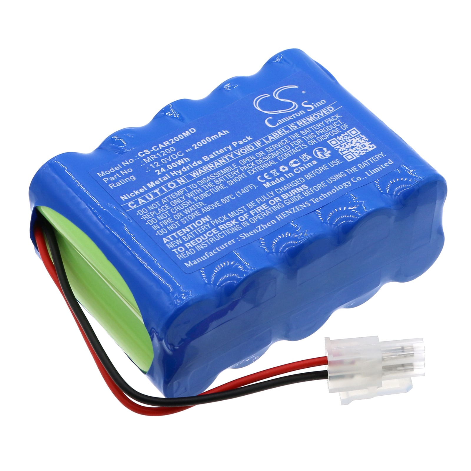 Medicinsk batteri til Cardioline ECG200L, ECG200S