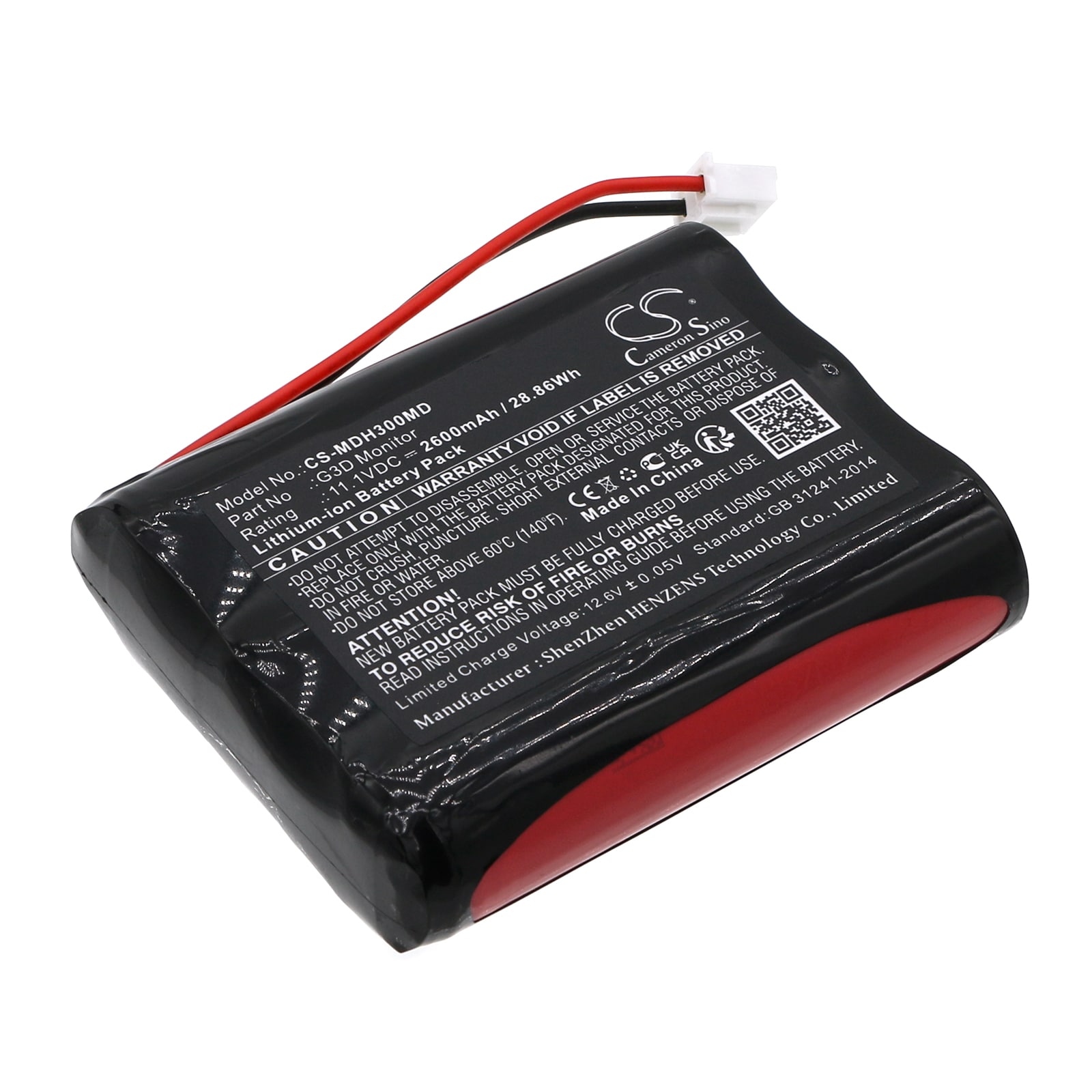 Batteri til medicinsk til Meditech G3D Monitor