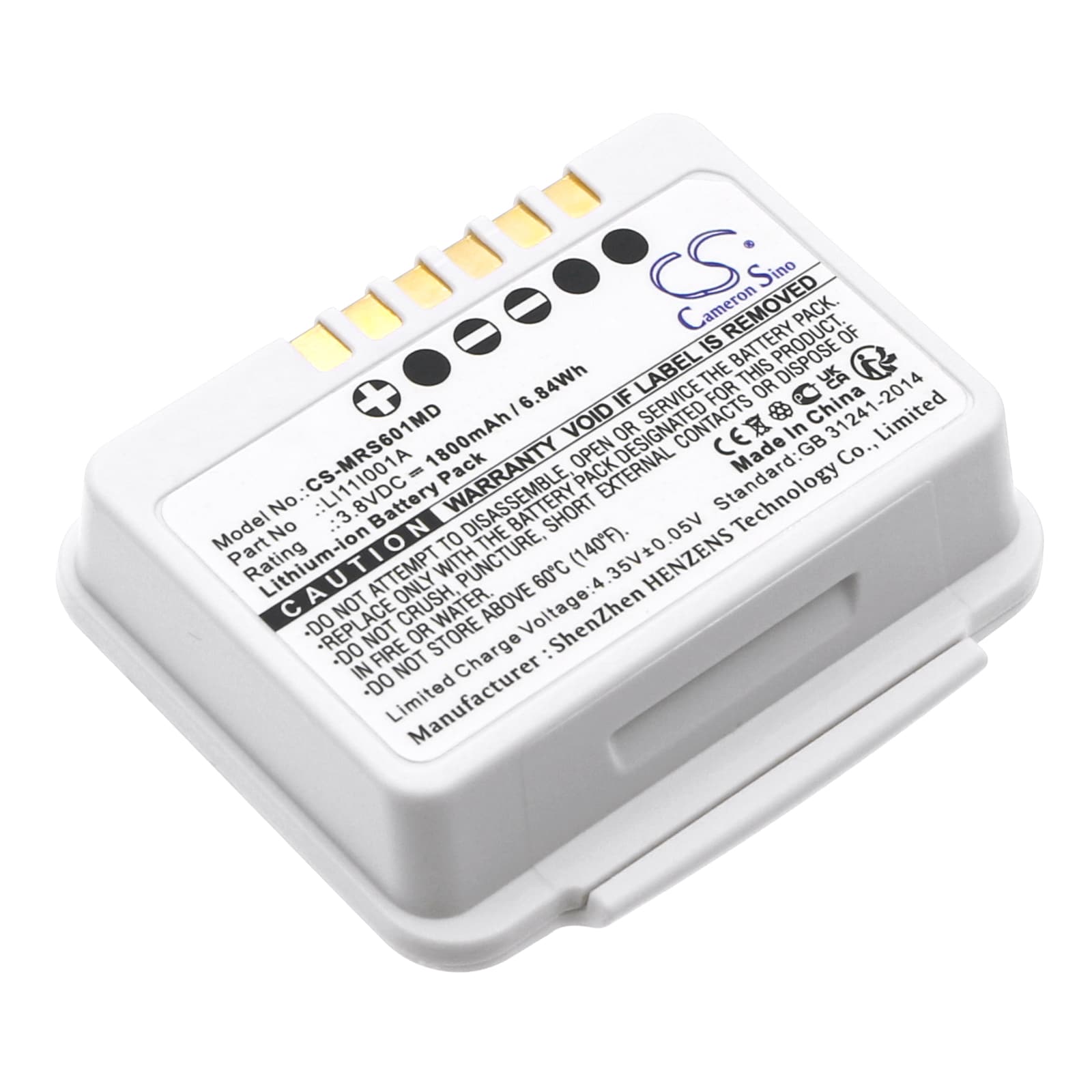 Batteri til medicinsk udstyr til Mindray TMS-6016, BP10