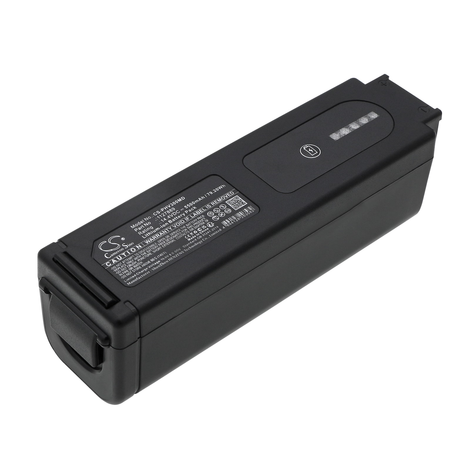 Batteri til medicinsk udstyr til Philips Trilogy EV300, HRC2 aftagelig, Trilogy Evo
