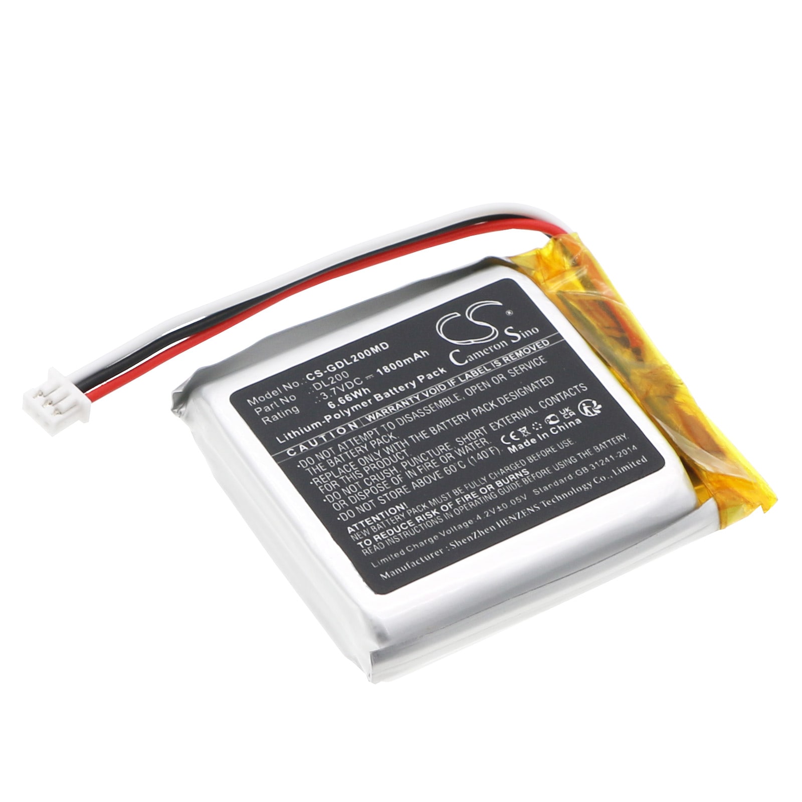 Batteri til Medical til 3GEN DL2, DermLite DL200, DL3 osv.
