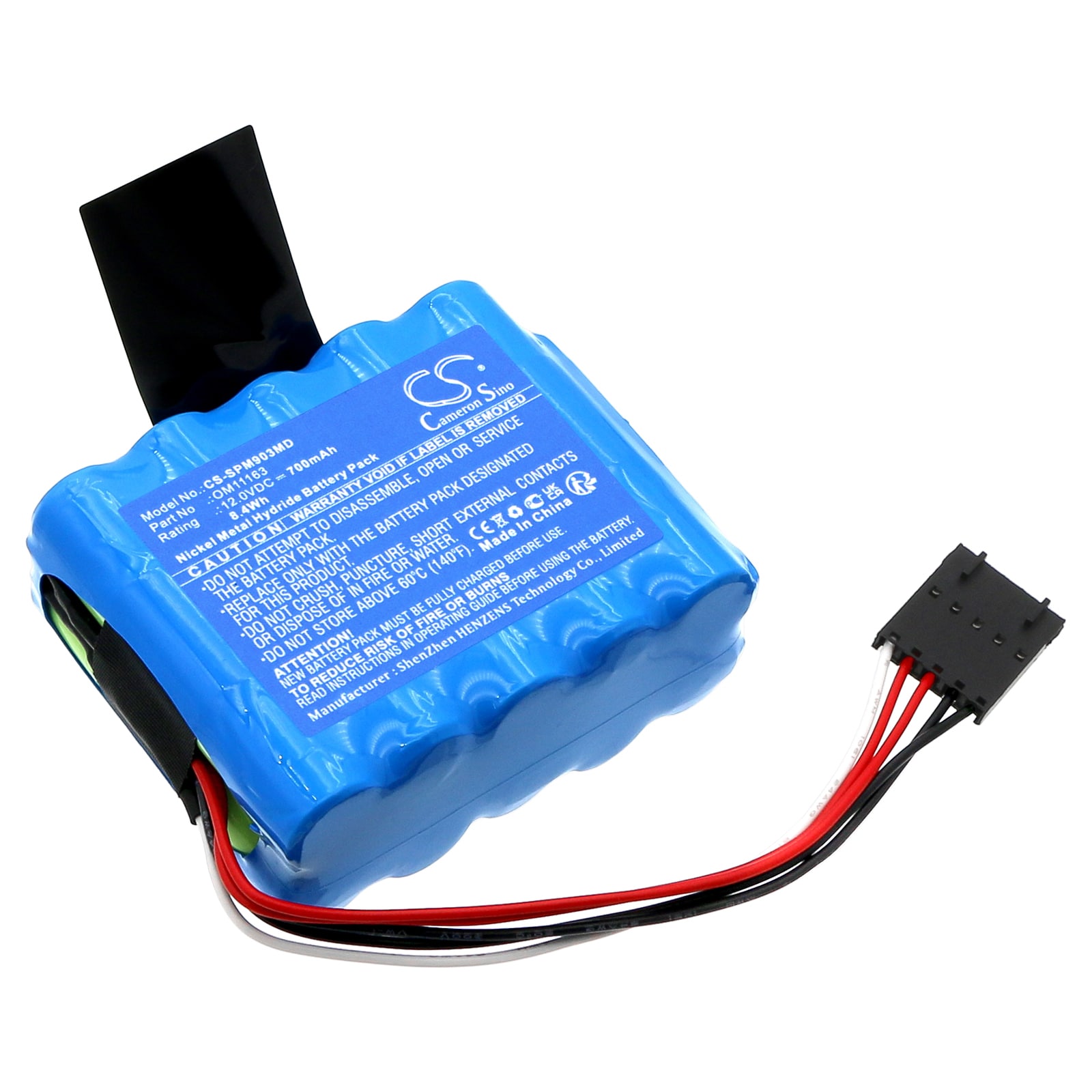 Batteri til medicinsk udstyr til Spacelabs 91387 patientmonitor, 90387, 90499 og andre.