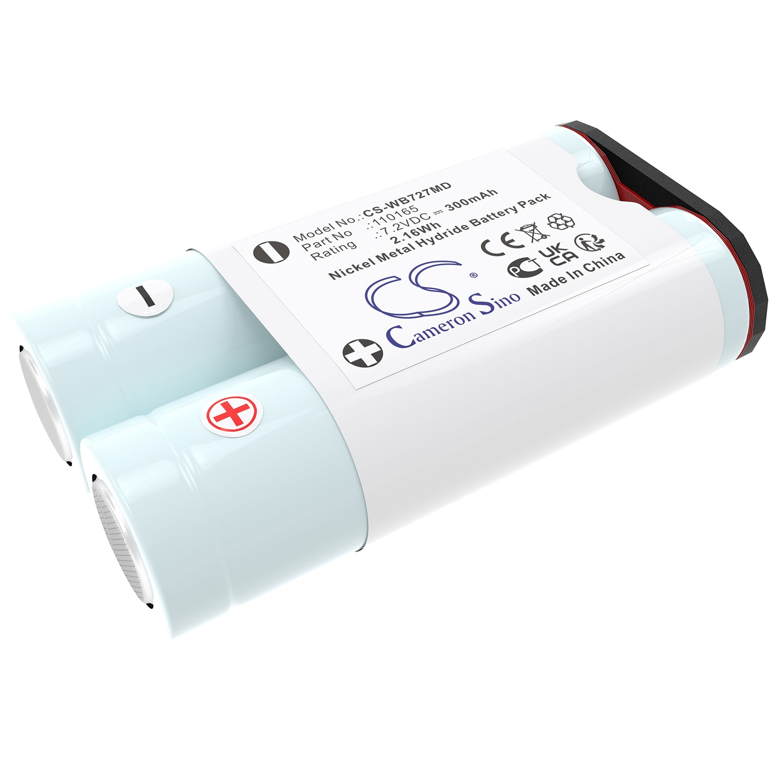 Batteri til medicinsk udstyr til Welch-Allyn MT1, MicroTymp 1