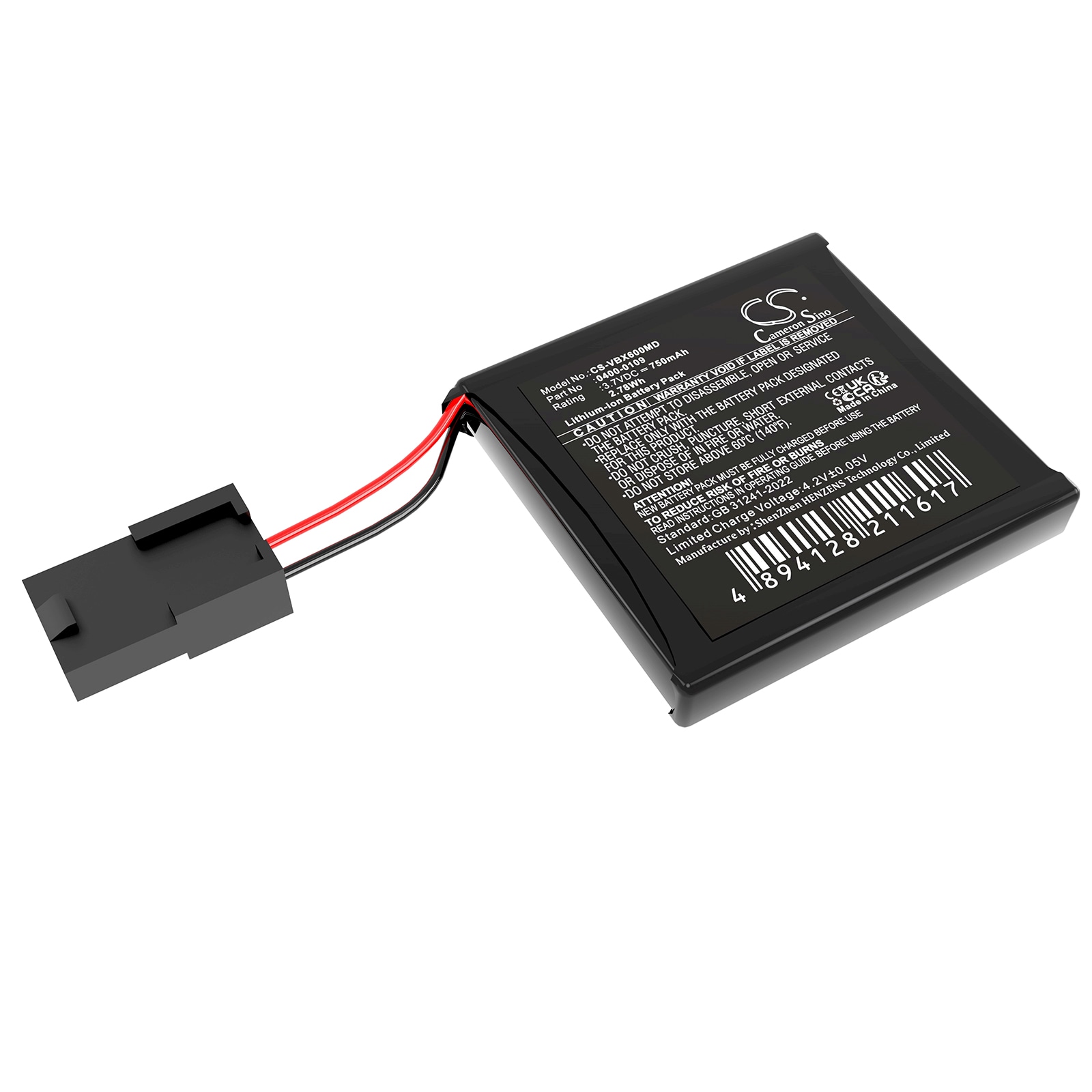 Batteri til medicinsk brug til Verathon BVI 6100, BVI 6200, BVI 6400 osv.