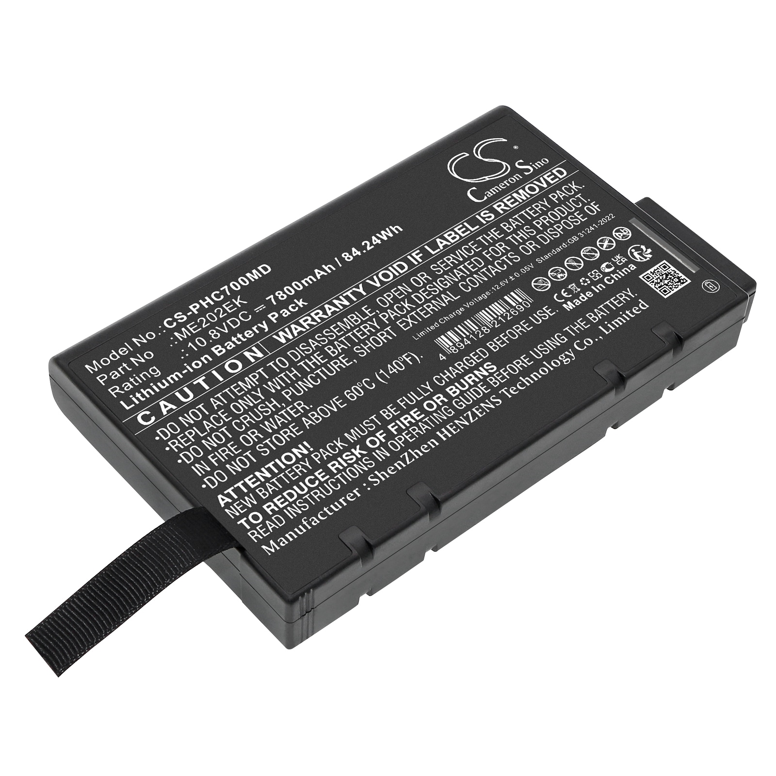Batteri til medicinsk udstyr til Philips Micron Transport CTG7