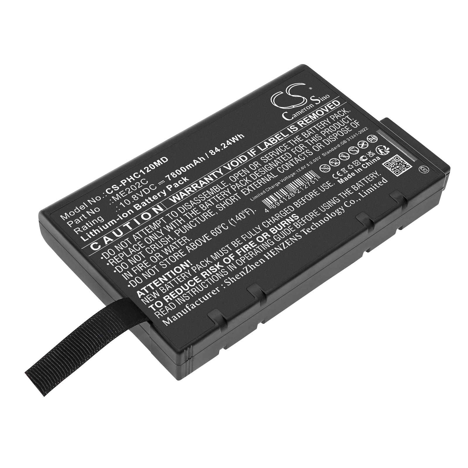 Batteri til medicinsk udstyr til Philips Efficia CM10, Efficia CM12