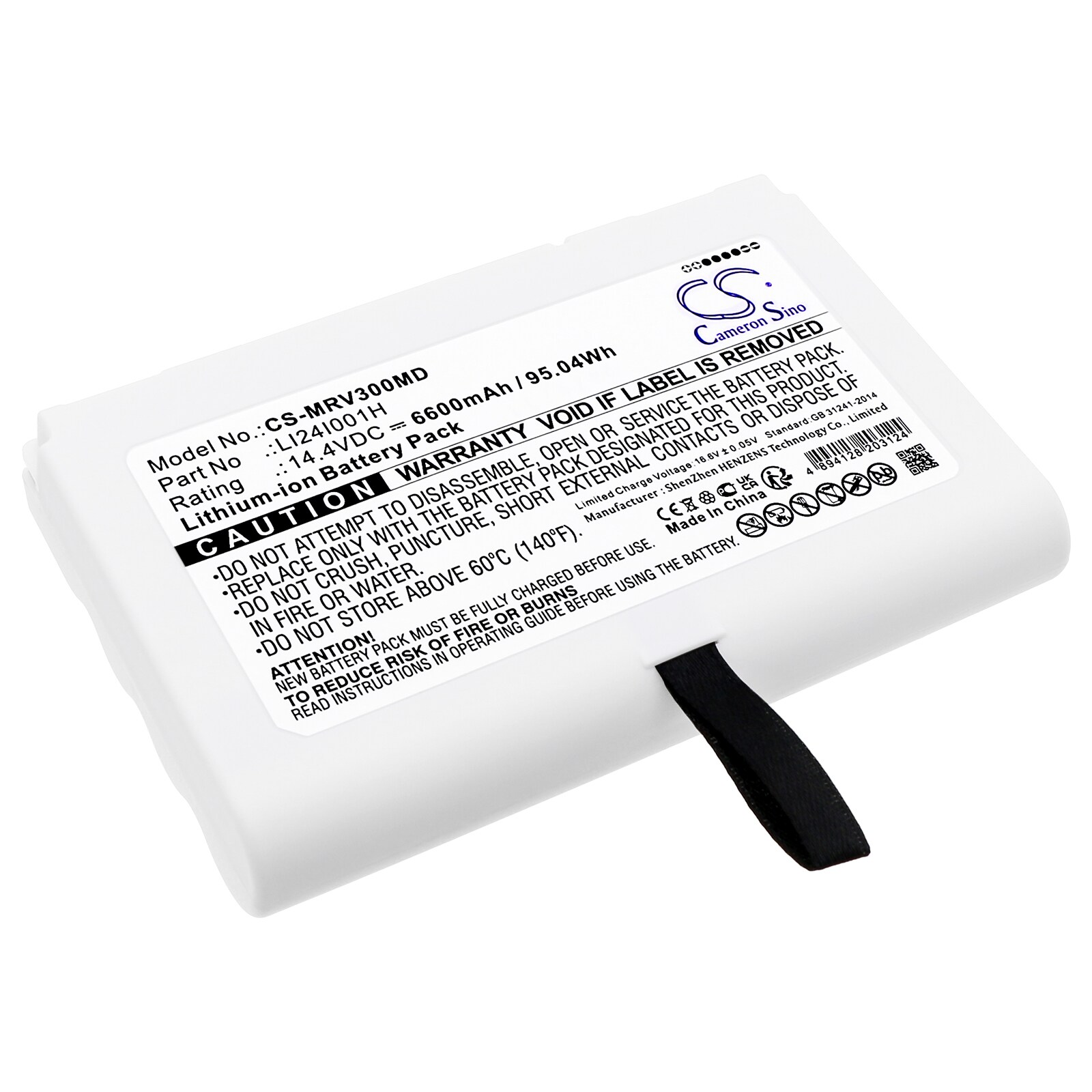 Batteri til medicinsk udstyr til Mindray SV300, uMED20, Consona N9 osv.