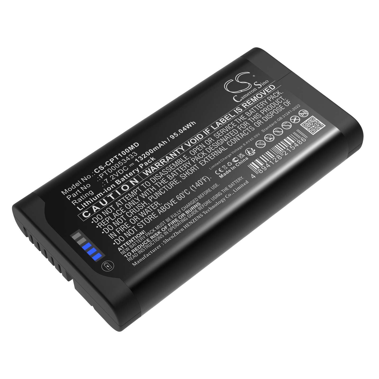 Batteri til medicinsk til Covidien Nellcor PM1000N pulsoximeter