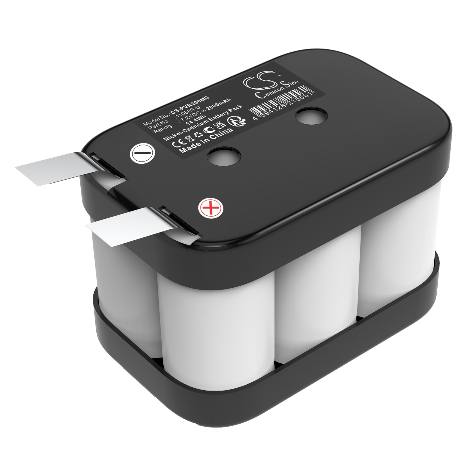 Batteri til medicinsk til Physiomed Hivamat 200, Hivamat 200 muskelstimulator
