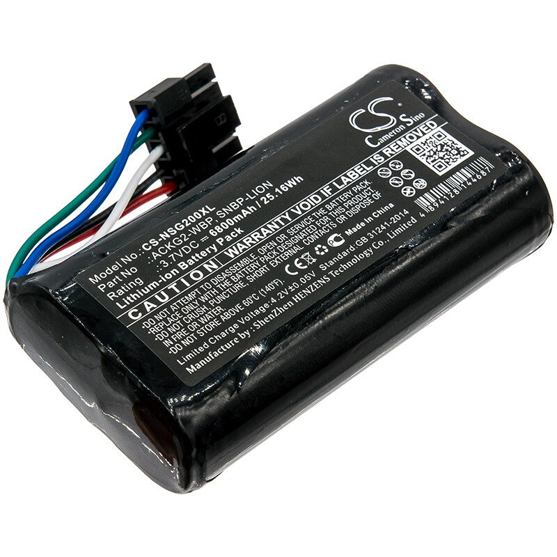 Batteri til test, undersøgelse, udstyr til NetScout Aircheck G2, LinkRunner G2 og andre