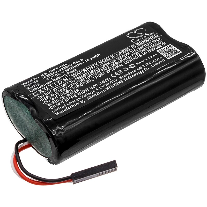 Batteri til test, undersøgelse, udstyr til YSI ProDSS, 626870-1, 626870-2 og andre