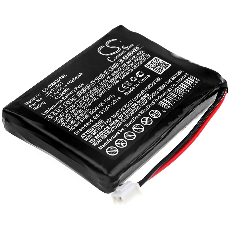 Batteri til test, undersøgelse, udstyr til Deviser DS2000, DS2000A, DS2000B og andre
