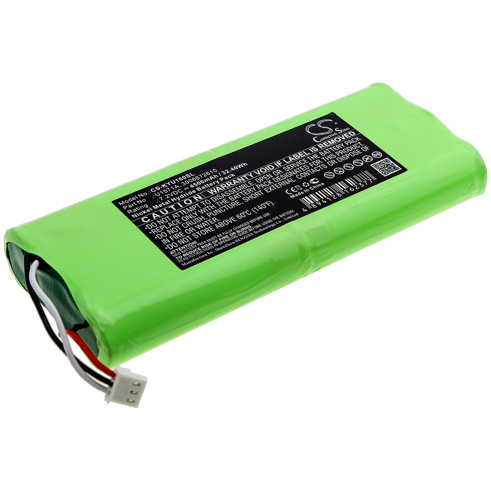 Batteri til test, undersøgelse, udstyr til Agilent U1600, U1602A, U1604A