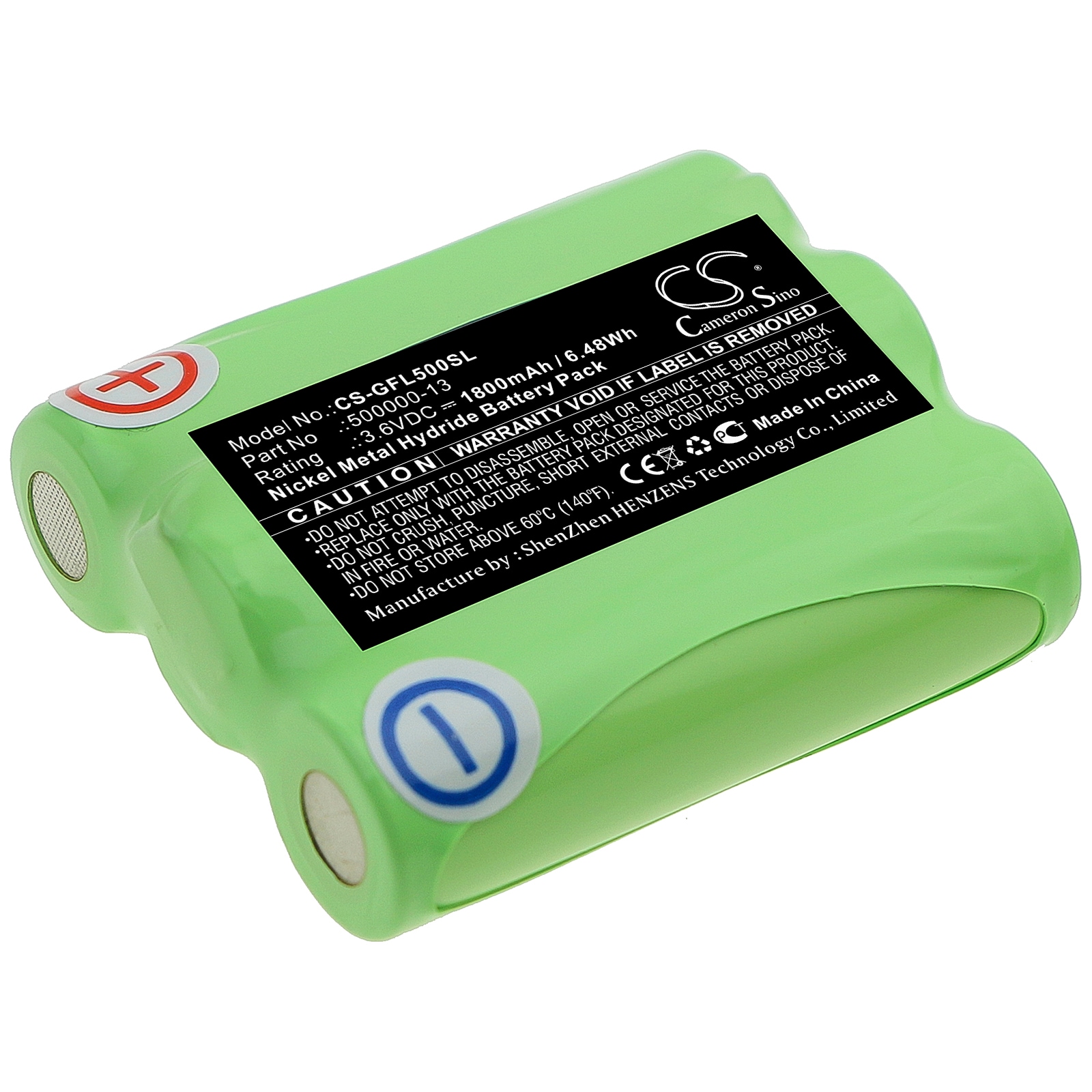 Batteri til test, undersøgelse, udstyr til Geo-Fennel Multi-Liner FL 50 plus