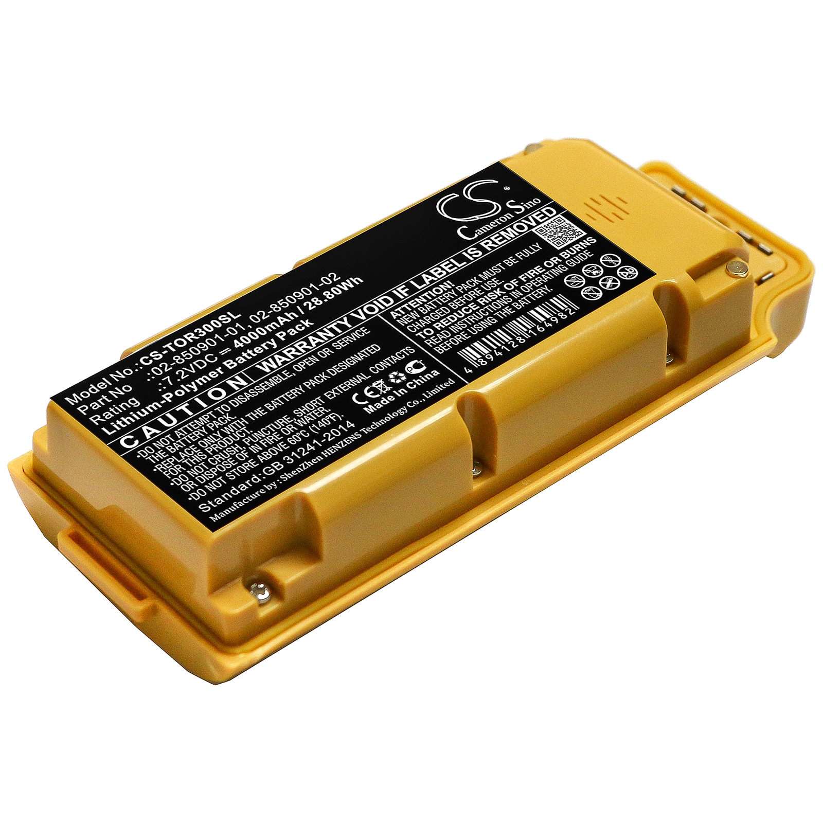 Batteri til test, undersøgelse, udstyr til Topcon GR-3, GR-5