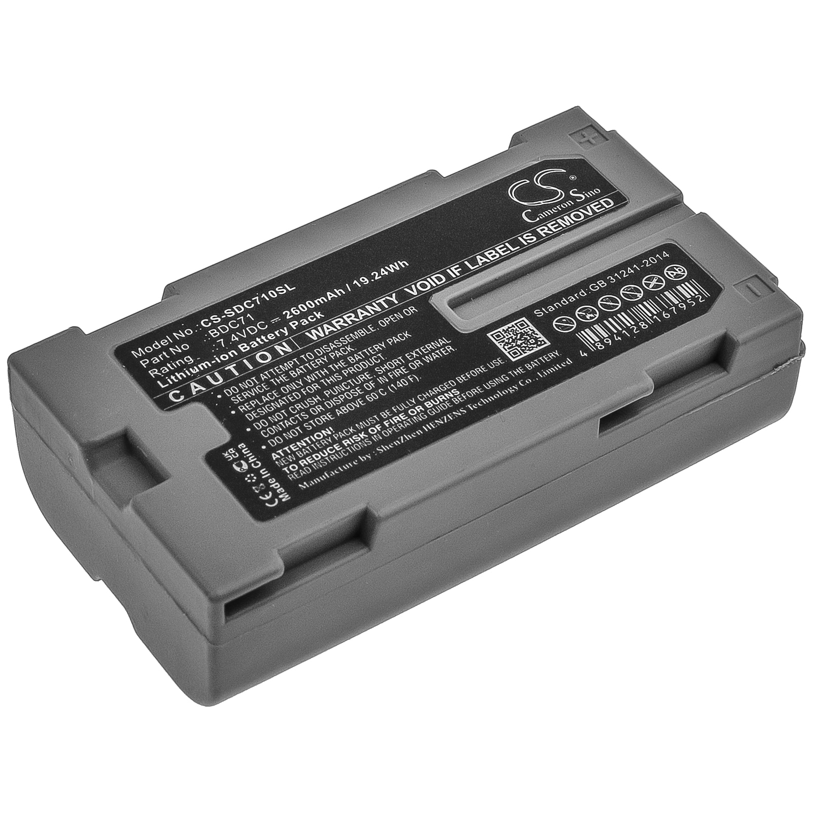 Batteri til test, undersøgelse, udstyr til Sokkia 3D Layout Navigator LN-150