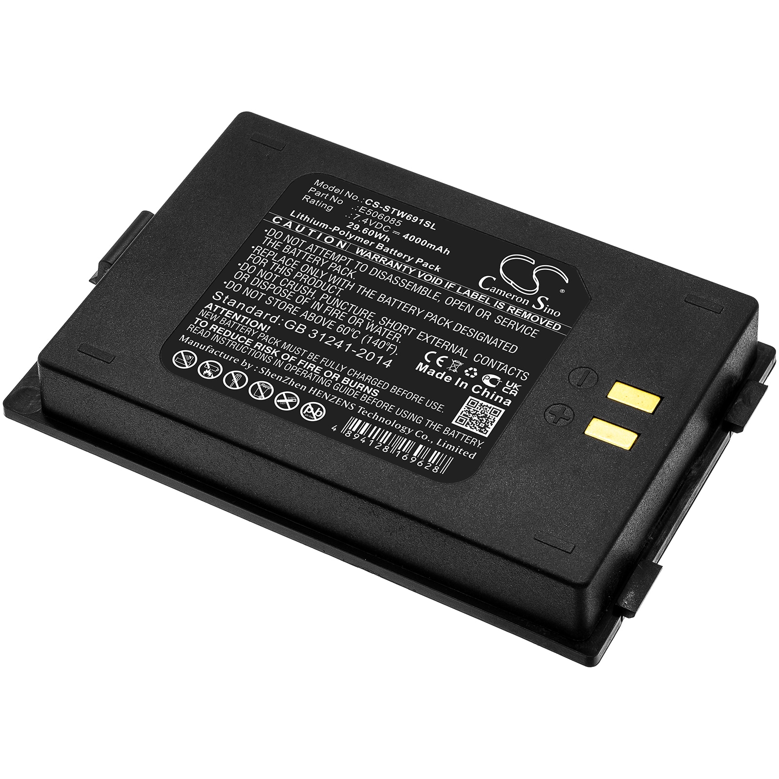 Batteri til test, undersøgelse, udstyr til Satlink WS-6916