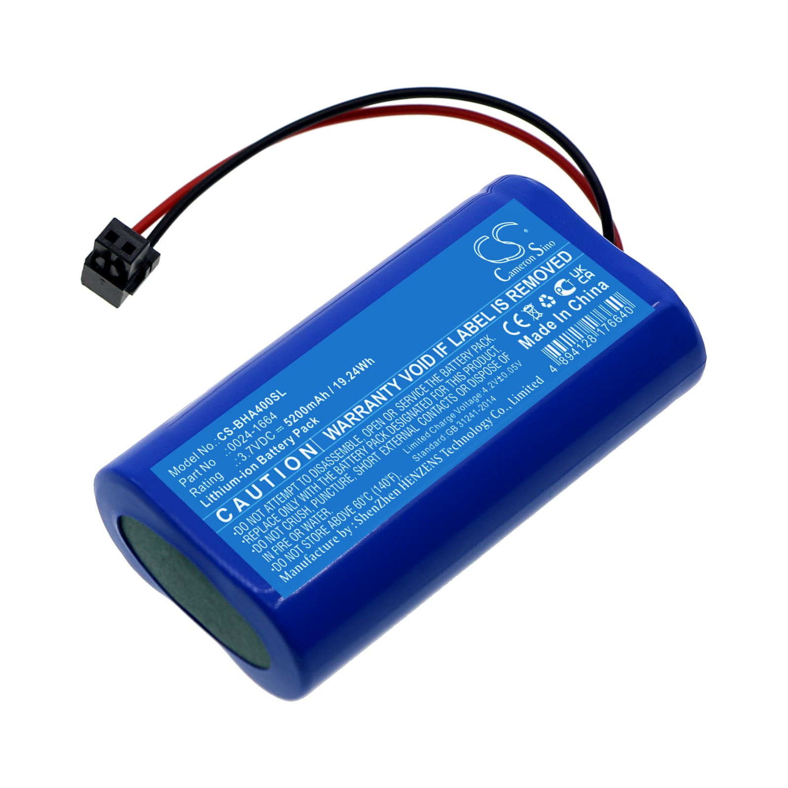 Batteri til test, undersøgelse, udstyr til Bacharach PCA-400
