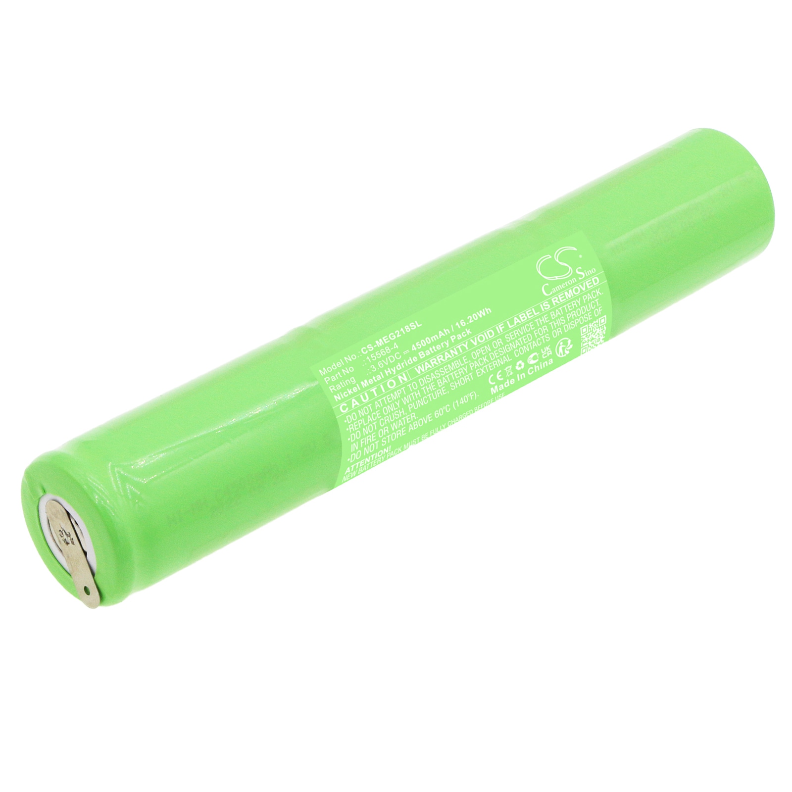 Batteri til test, undersøgelse, udstyr til Megger 218650