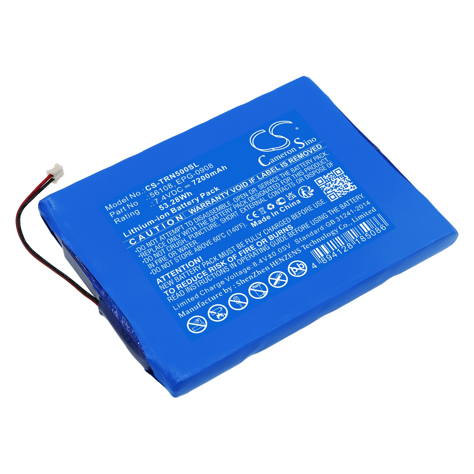 Batteri til test, undersøgelse, udstyr til Trimble GPS Net R5, 67668-20, GPS Net R9