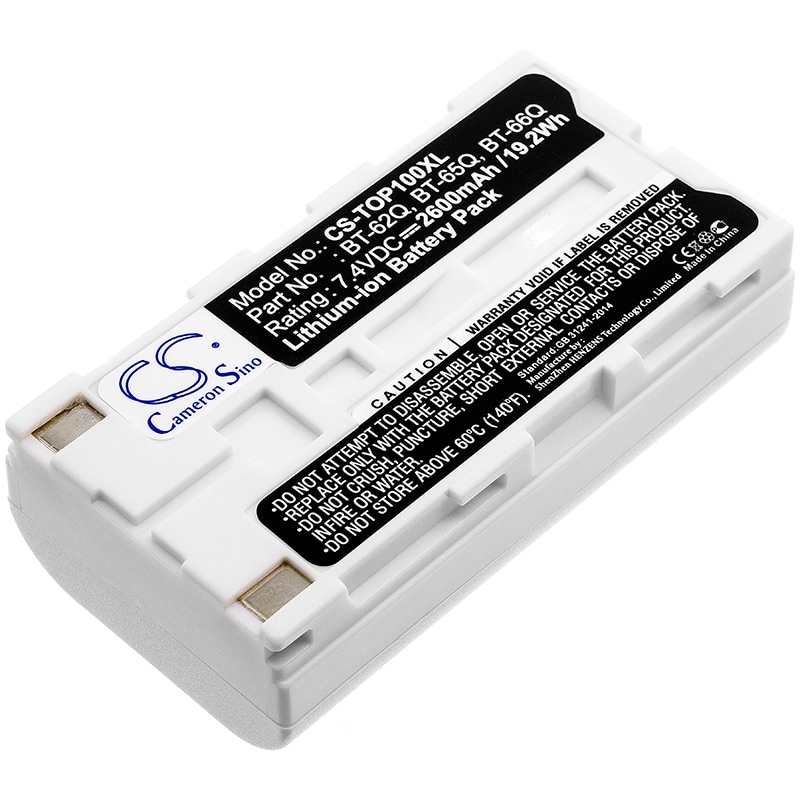 Batteri til test, undersøgelse, udstyr til Topcon SHC250, SHC2500 og andre