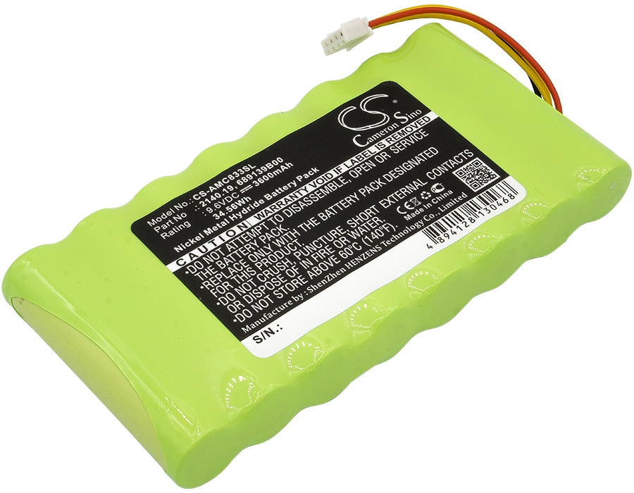 Batteri til test, undersøgelse, udstyr til AMC 3945/3945-B, 8333, 8335 og andre